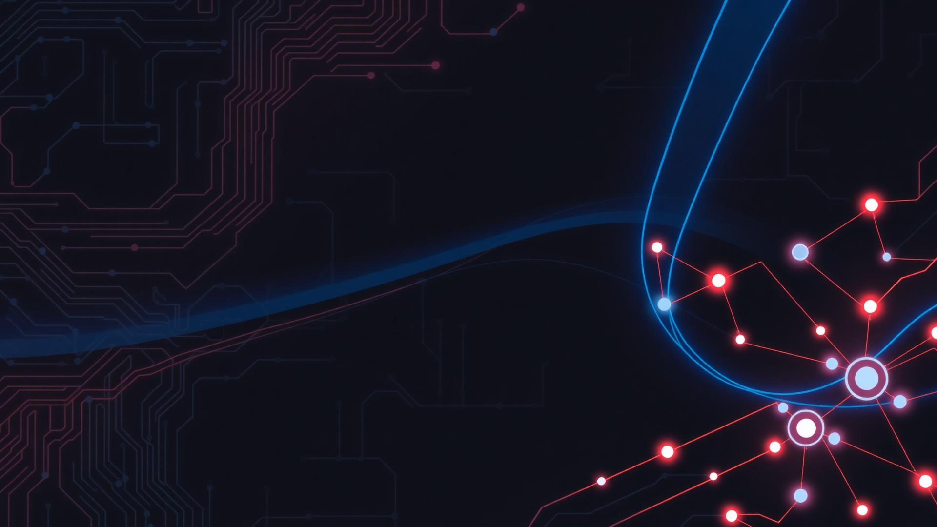 AI and workflow automation background